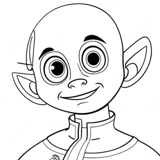 Megamind Coloring Page 36843-29484