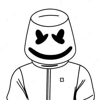 Marshmello Coloring Page 36853-29491