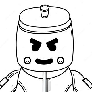 Marshmello Coloring Page 36853-29492