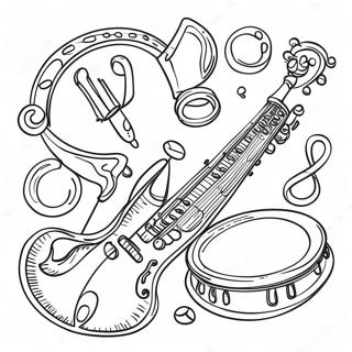 Instrument Coloring Page 3686-2987