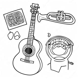 Instrument Coloring Page 3686-2988