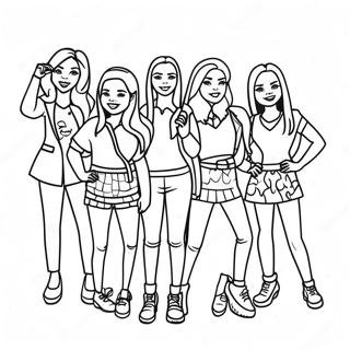 Mean Girls Coloring Pages