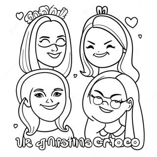 Mean Girls Iconic Quotes Coloring Page 36884-29523