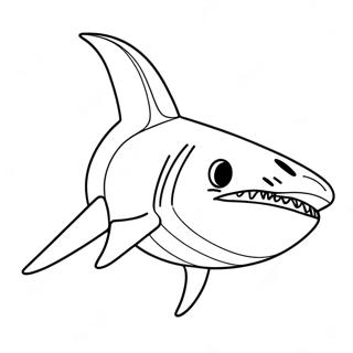 Goblin Shark Coloring Pages