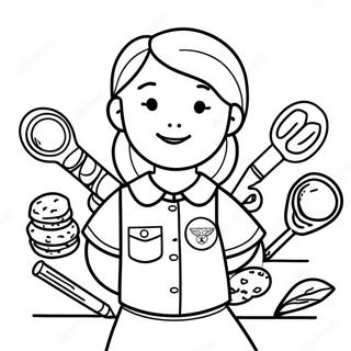 Girl Scout Law Coloring Page 36913-29534