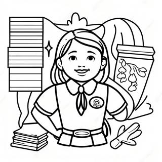 Girl Scout Law Coloring Page 36913-29535