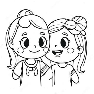 3 Bff Coloring Pages