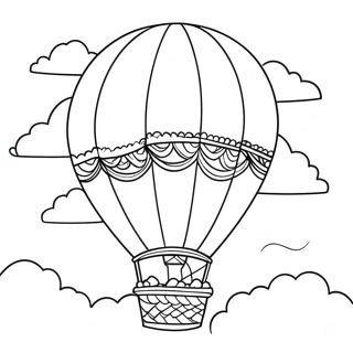 Oh The Places You Ll Go Hot Air Balloon Coloring Page 36934-29555