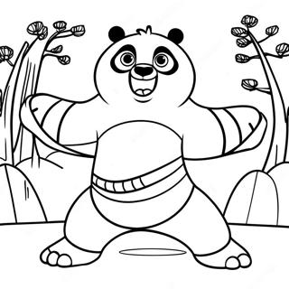 Kung Fu Panda 3 Coloring Pages