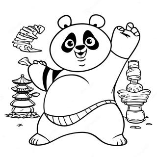 Kung Fu Panda 3 Coloring Page 36953-29563