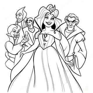 Disney Villains Coloring Pages