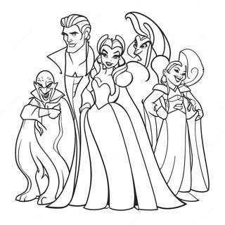 Disney Villains Coloring Page 3696-2990