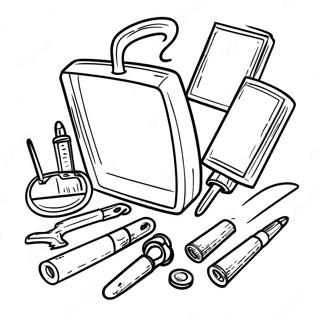 Doctor Tools Coloring Page 36973-29586