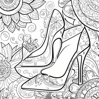 Stylish High Heels Coloring Page 36994-29604