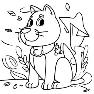 Adventurous Super Pets Coloring Page 37014-29617