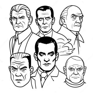 Universal Monsters Coloring Page 37023-29623