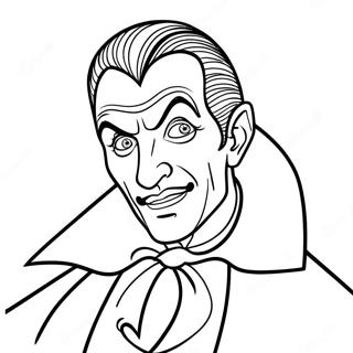 Classic Dracula Coloring Page 37024-29626