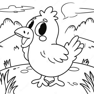 Adventurous Where S Chicky Coloring Page 37034-29631