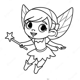 Tink With Sparkling Wings Coloring Page 37044-29641