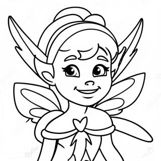 Tink With Sparkling Wings Coloring Page 37044-29642