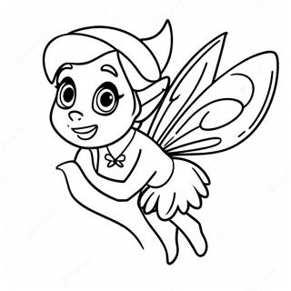 Tink With Sparkling Wings Coloring Page 37044-29643