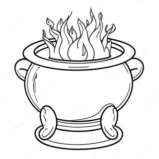 Cauldron Coloring Pages