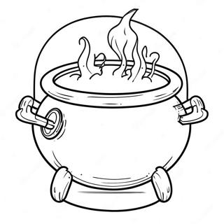 Classic Cauldron Coloring Page 37053-29652