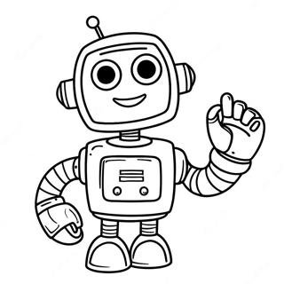 Rob The Robot Coloring Page 37103-29686