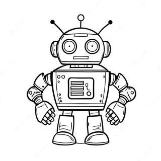 Rob The Robot Coloring Page 37103-29687