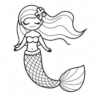 Mermaid Tail Coloring Pages