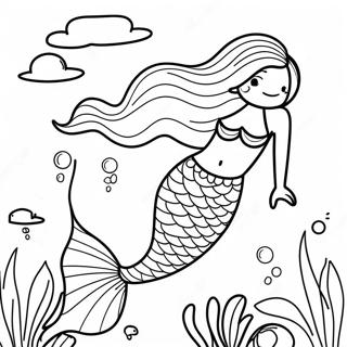 Mermaid Tail Coloring Page 37123-29704