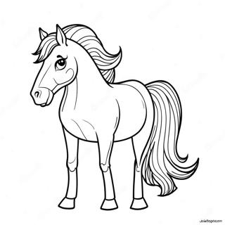 Paint Horse Coloring Page 37133-29710