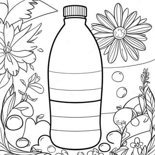 Water Bottle Coloring Page 37153-29721