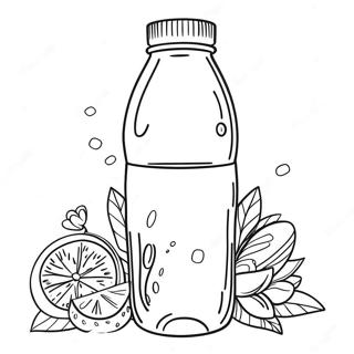 Water Bottle Coloring Page 37153-29724