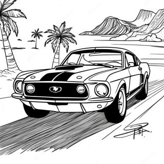 Mustang Gt Mustang Coloring Pages