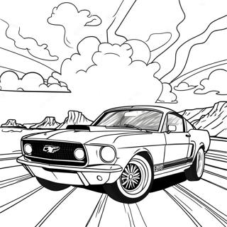 Mustang Gt Coloring Page 3716-3002