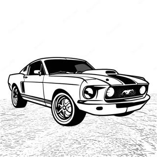 Mustang Gt Coloring Page 3716-3003