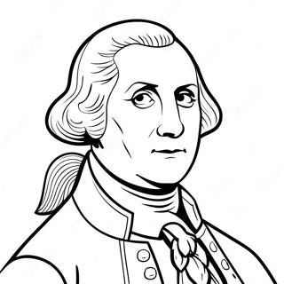 George Washington Historical Portrait Coloring Page 37183-29759