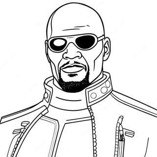 Nick Fury Coloring Pages