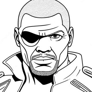 Nick Fury Coloring Page 37193-29755