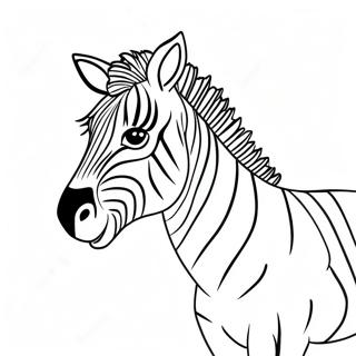 Zebra Coloring Page 371-293