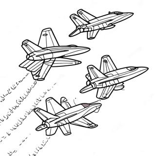 Blue Angels Coloring Pages