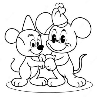 Disney Valentines Coloring Page 37213-29775