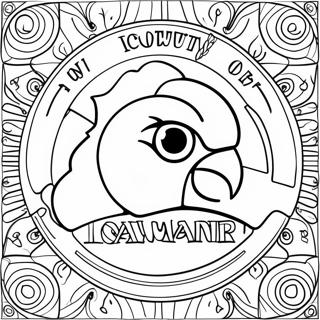 Iowa Hawkeye Coloring Pages