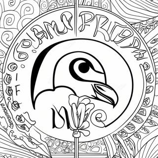 Iowa Hawkeye Logo Coloring Page 37223-29782