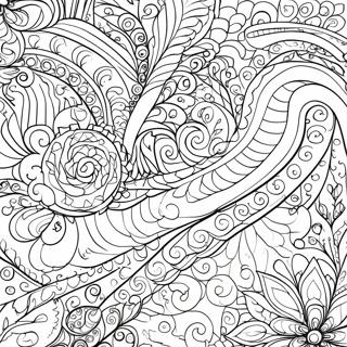 Swirl Pattern Coloring Page 37243-29797