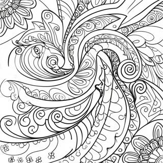 Swirl Pattern Coloring Page 37243-29798