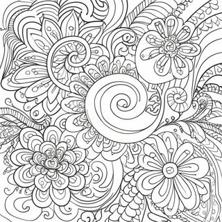 Swirl Pattern Coloring Page 37243-29799