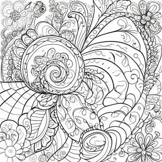 Intricate Swirl Coloring Page 37244-29804