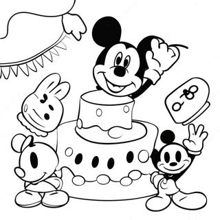 Mickey Mouse Clubhouse Party Coloring Page 37264-29817